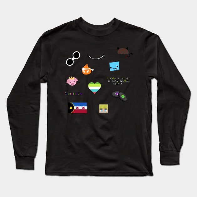 DSMP stickers <3 Long Sleeve T-Shirt by HuskyCannot